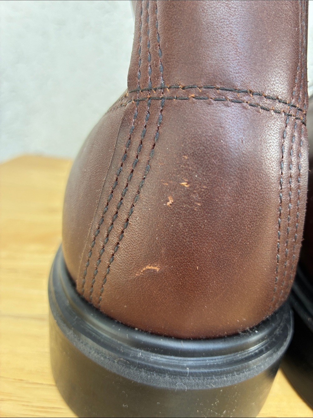 Red Wing Shoes Brown Leather Lace-Up Work Boots nearly new but need work - Picture 13 of 13